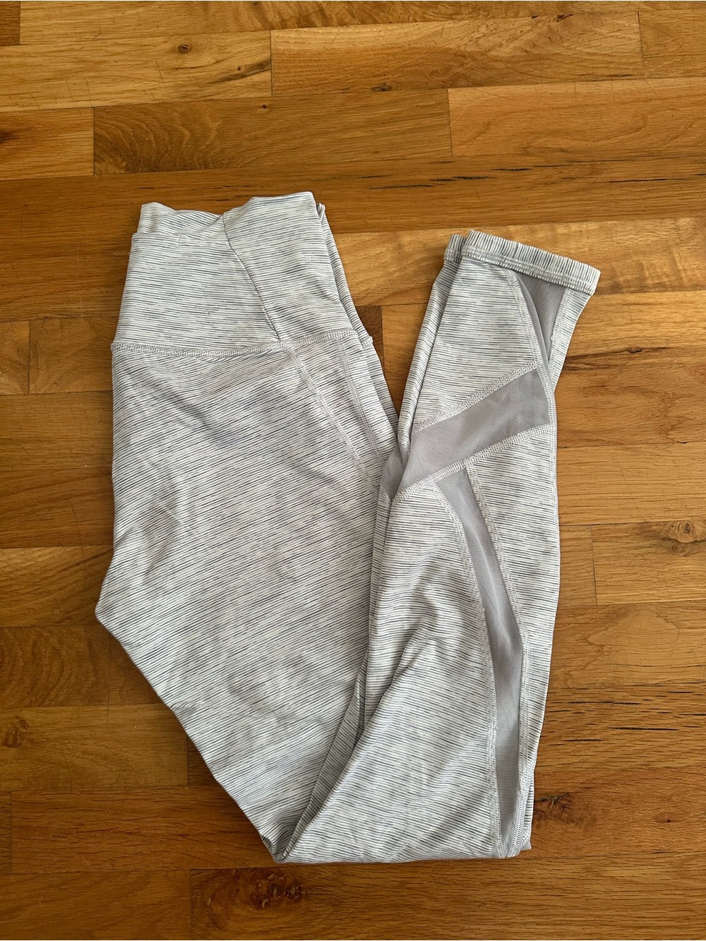 Lululemon Striped Mesh Leggings